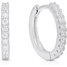 KT E-6153Z silver earrings