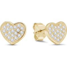 KT E-3140ZGP gold plated earrings
