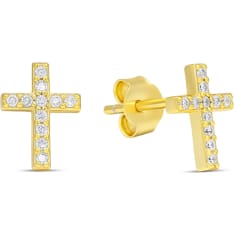 KT E-7500ZG gold plated earrings