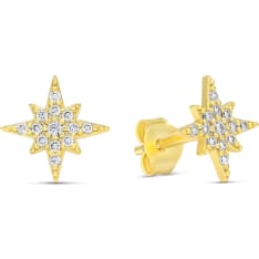 KT E-1101ZG gold plated earrings