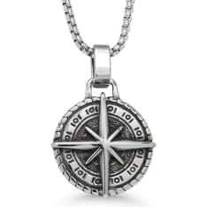 Ace of Spades SSP-3059/50CM compass pendant