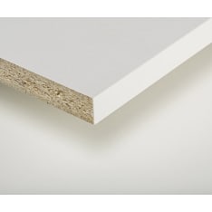 Koskikant valkoinen 910mm melamiini kalustelevy