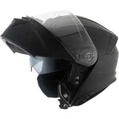 Timeless Combi Uni matt black opening helmet