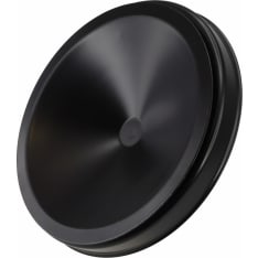 Harju 125 mm Black Supply Air Valve