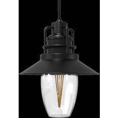 Rechargeable Hanging Outdoor Lantern black 2W 250 lm