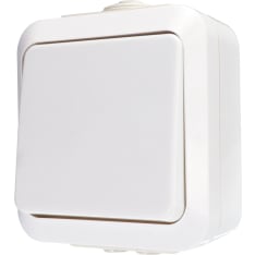 Harju Snow IP44 surface 1/6-K switch
