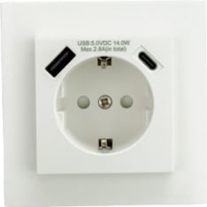 Harju USB-A+C latauspistorasia