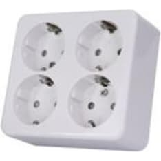 Socket 4-gang pin Nordic