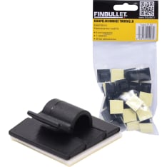 Finbullet tarralla 30kpl kaapelikiinnike