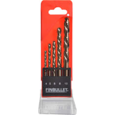 Finbullet 5-osainen vasen metalliporanteräsarja