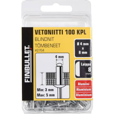 Finbullet alumiininen vetoniitti