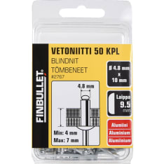 Finbullet aluminum vetonite