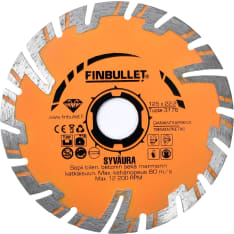 Finbullet 125mm syväura timanttilaikka