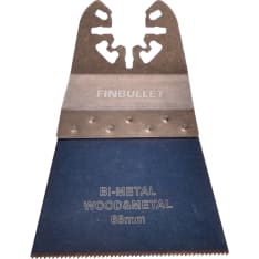 Finbullet multipurpose saw blade for wood and metal