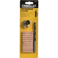 Finbullet 40mm 16-osainen tapitussarja
