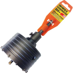 Orange SDS+ rock wall blade