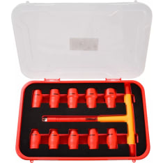 Finbullet VDE 1000V 3/8" 8–19 mm 11-osainen hylsysarja