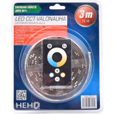 HEHQ IP44 2700K-6500K 3m dimmable led light strip with remote control