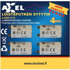 Axxel 4-piece fluorescent tube lighter set