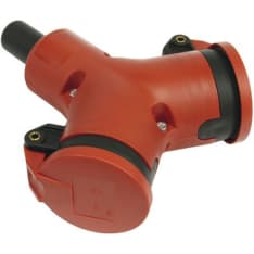 PCE IP44 230V 2-osainen jatkopistorasia