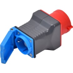 Axxel 16A/schuko IP44 adapteri