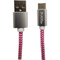 Enjoy 3 m punottu USB-C kaapeli