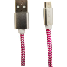 Enjoy 3 m punottu microUSB kaapeli