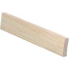 ET Listat 12x42x3000 mm pine wood-finished cover plate