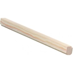 ET Moldings 15x18x3000 mm pine wood finished shade molding