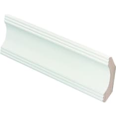 E.T. Listat 16x63x3000 mm mänty koriste valkoinen kattolista