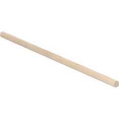 ET Moldings Ø 8x2400 mm pine wood finished round molding