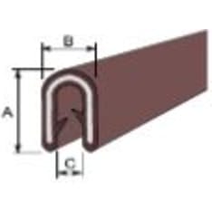 KK P-891 17mm PVC plastic black shape band