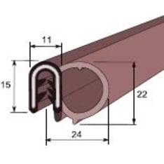 KK P-7040 SA010 EPDM shaped strip
