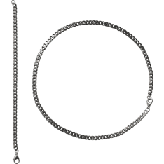 Silver Bar matte armor chain