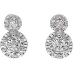 Silver Bar 1273 clip earrings