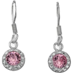 Silver Bar Spectrum earrings
