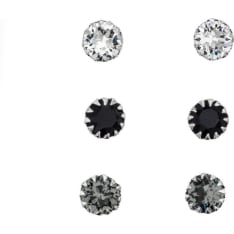 Silver Bar 3-piece Earring set