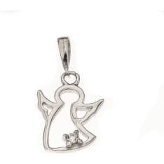 Silver Bar 1902 Angel silver pendant