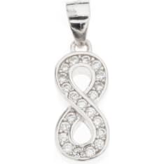 Silver Bar Kasi eternity pendant
