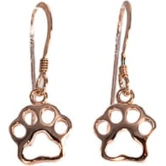Silver Bar 4234 Paw earrings
