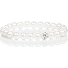 Silver Bar Wrist white bracelet