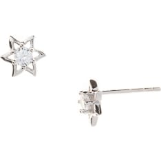 Silver Bar Valkotähti silver earrings
