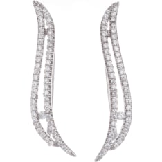 Silver Bar 7367 earrings