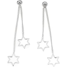 Silver Bar Piparitähti silver earrings