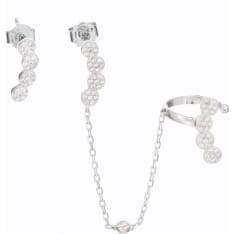 Silver Bar 7990 Hybrid Cuffs Ball silver earrings