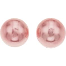 Silver Bar Helmi pink hopeakorvakorut