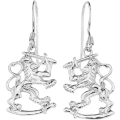 Silver Bar 8220 Suomileijonat silver earrings