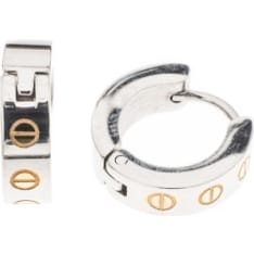 Silver Bar 8233 Steel 4-14 screw earrings