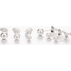 Silver Bar Pallo 3+4+5 mm hopeakorvakorut