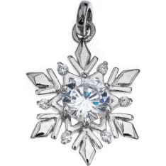 Silver Bar 8346 Big Snowflake silver pendant